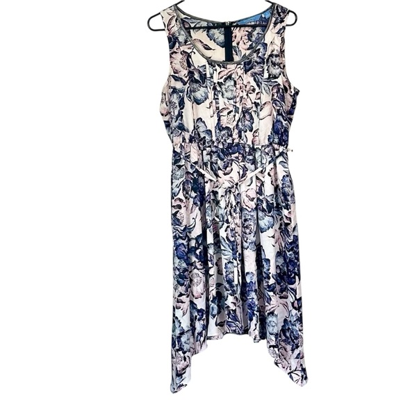 Simply Vera Vera Wang Dresses & Skirts - Simply Vera Vera Wang Blue Purple and White High Low Dress - Size: Medium